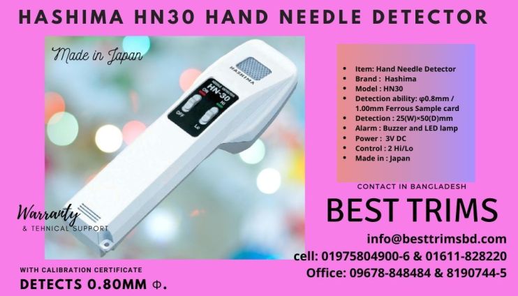 Hashima HN30 Hand Needle Detector in Bangladesh