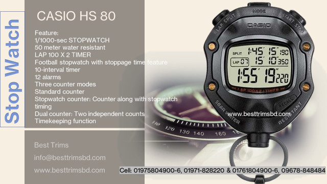 Stopwatch Casio HS80TW in Bangladesh 