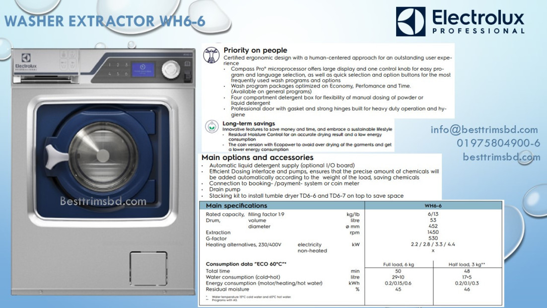 Electrolux Washer WH6-6 