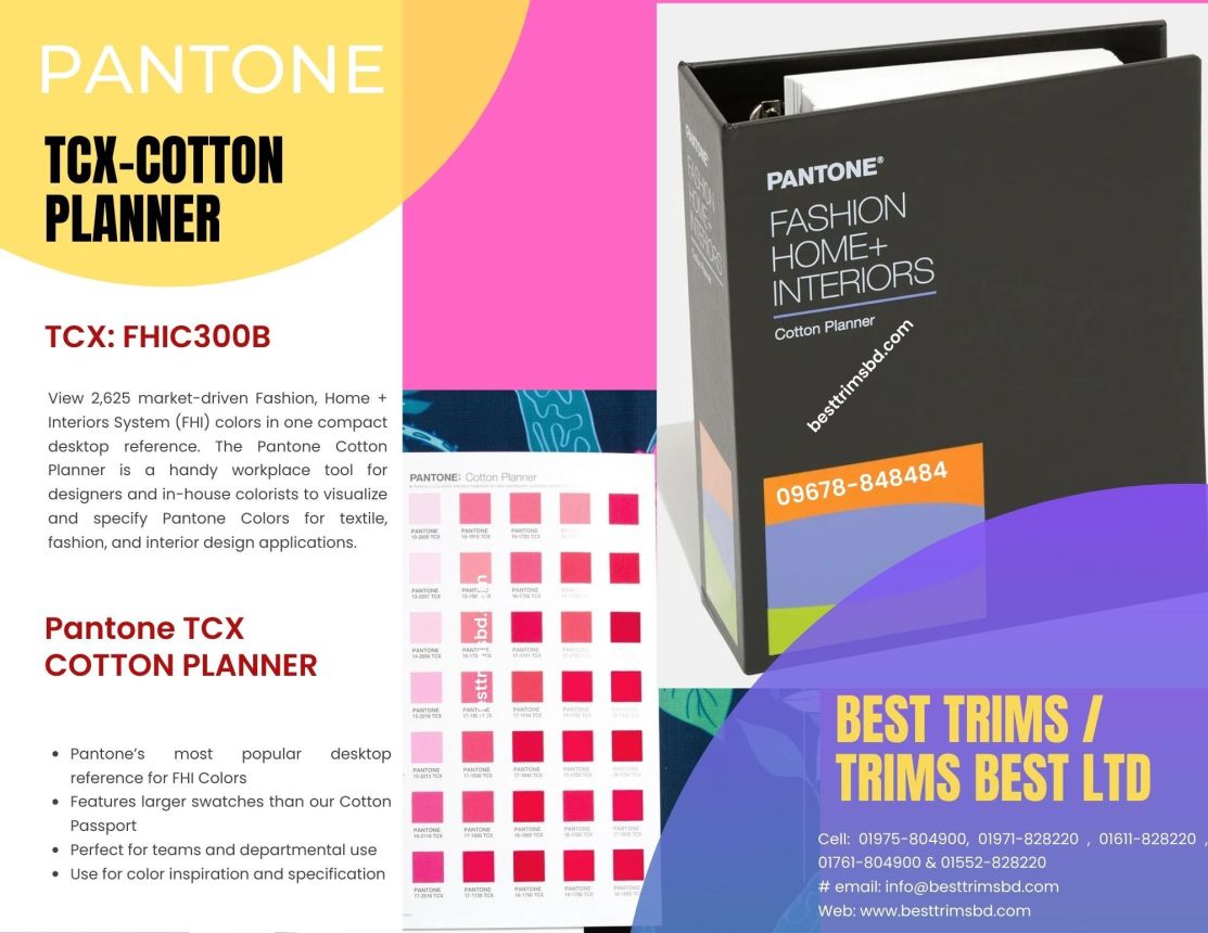 Pantone Tcx Cotton Planner FHIC300B in Bangladesh 