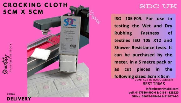 Sdc Crocking Cloth in Bangladesh
