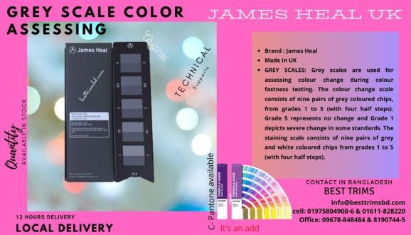 Grey Scale james heal color assessing in bangladesh