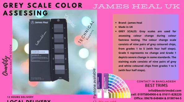 Grey Scale james heal  color  assessing in bangladesh 