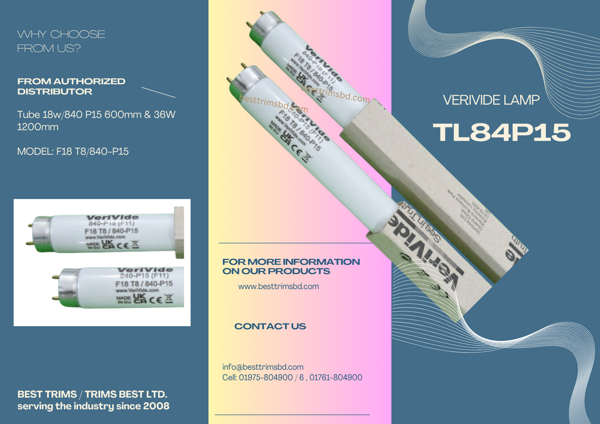 TL84P15 verivide original Lamp in Bangladesh 