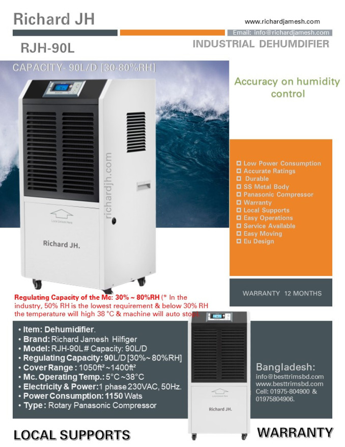 Dehumidifier 90L/Day