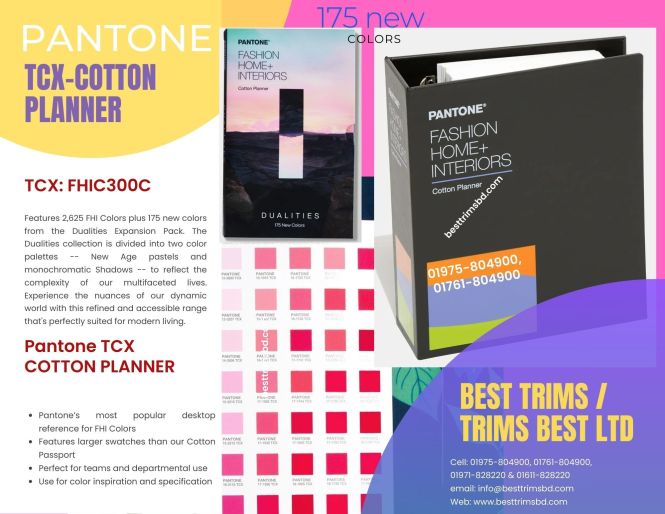 Tcx Cotton Planner Fhic300C with new 175 color 