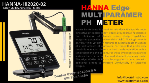 Hanna pH meter multiparameter HI2020 in Bangladesh 